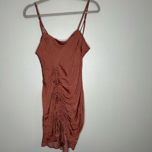 Free People Be My Ruched Slip dress NWT - Picture 3 of 4